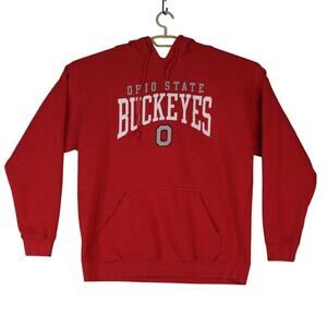 Ohio State Buckeyes Hoodie Mens XL Delta‎ Fleece Red College Football NCAA